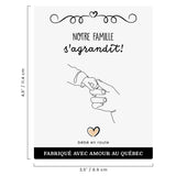Étiquettes d'annonce - Famille (2)-Clement - Impressions-LAB-ANNONCE-FAMI-CLÉMENT
