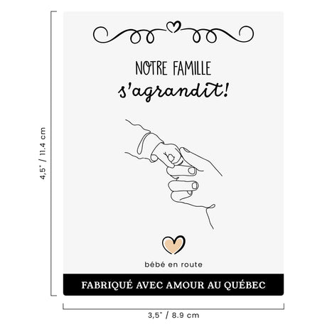 Étiquettes d'annonce - Famille (2)-Clement - Impressions-LAB-ANNONCE-FAMI-CLÉMENT
