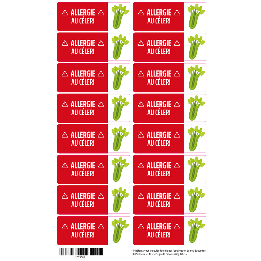 Étiquettes Allergie - Céleri-Clement - Impressions-LAB-ECALL-CELERI-CLÉMENT