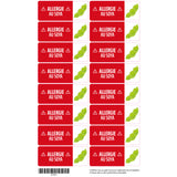 Étiquettes Allergie - Soya-Clement - Impressions-LAB-ECALL-SOYA-CLÉMENT