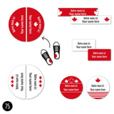 Étiquettes Personnalisées Mini - Canada Édition Spéciale-Clement - Impressions-LAB-ECMINI-CANAD-CLÉMENT