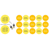 Étiquettes Personnalisées Mini - Jaune-Clement - Impressions-LAB-ECMINI-JAUNE-CLÉMENT