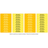 Étiquettes Personnalisées Mini - Jaune-Clement - Impressions-LAB-ECMINI-JAUNE-CLÉMENT