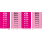 Étiquettes Personnalisées Mini - Rose-Clement - Impressions-LAB-ECMINI-ROSE-CLÉMENT