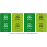 Étiquettes Personnalisées Mini - Vert-Clement - Impressions-LAB-ECMINI-VERT-CLÉMENT