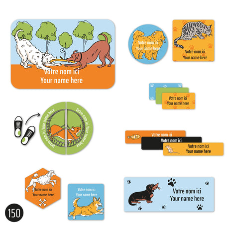 Étiquettes Essentiel - Animaux-Clement - Impressions-LAB-ECNOM-ANIMAU-CLÉMENT