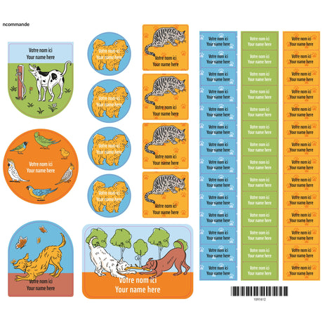 Étiquettes Essentiel - Animaux-Clement - Impressions-LAB-ECNOM-ANIMAU-CLÉMENT