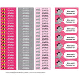 Étiquettes Essentiel - Chiens rose-Clement - Impressions-LAB-ECNOM-CHIENR-CLÉMENT