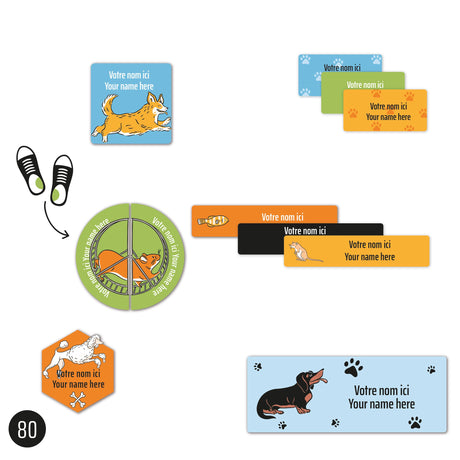 Étiquettes Classique - Animaux-Clement - Impressions-LAB-ECNOM-D-ANIM-CLÉMENT