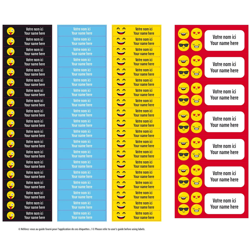 Étiquettes Essentiel - Émojis-Clement - Impressions-LAB-ECNOM-EMOJI-CLÉMENT