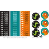 Étiquettes Garderie - Dinosaures-Clement - Impressions-LAB-ECNOM-G-DINO-CLÉMENT