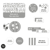 Étiquettes Essentiel - Motifs gris-Clement - Impressions-LAB-ECNOM-GRIS-CLÉMENT