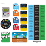 Étiquettes Essentiel - Jeux Vidéo-Clement - Impressions-LAB-ECNOM-JEUVD-CLÉMENT