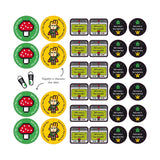 Étiquettes Essentiel - Jeux Vidéo-Clement - Impressions-LAB-ECNOM-JEUVD-CLÉMENT