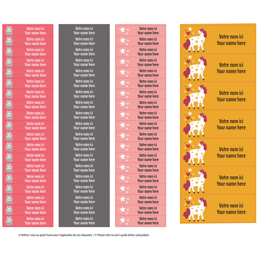 Étiquettes Essentiel - Lamas-Clement - Impressions-LAB-ECNOM-LAMA-CLÉMENT