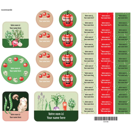 Étiquettes Essentiel - Légumes-Clement - Impressions-LAB-ECNOM-LEGUME-CLÉMENT