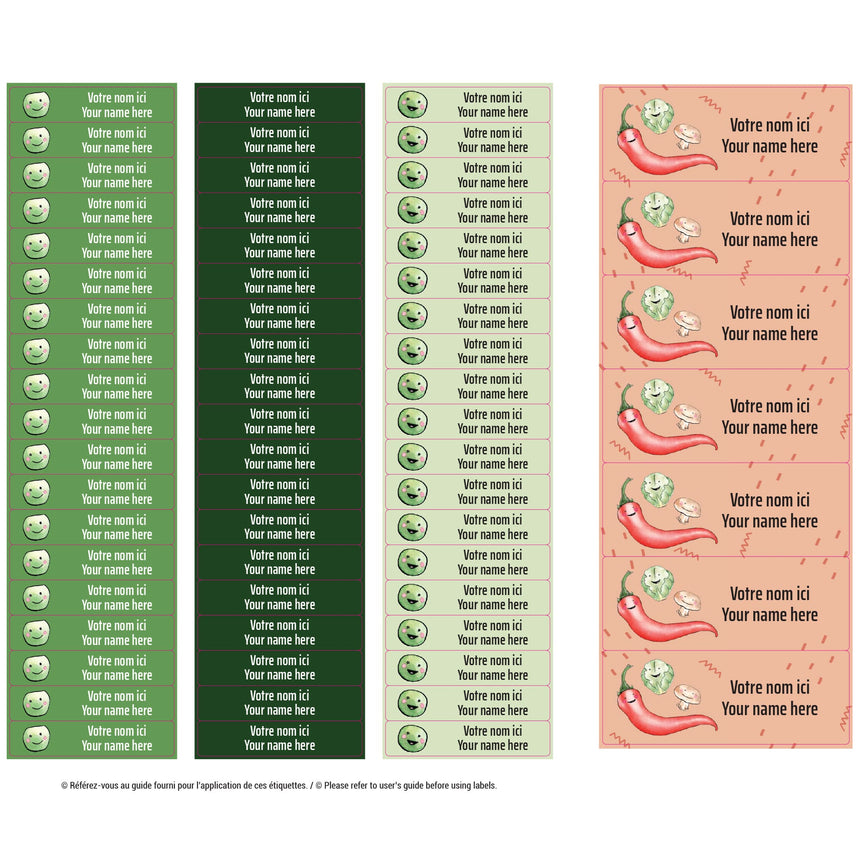Étiquettes Essentiel - Légumes-Clement - Impressions-LAB-ECNOM-LEGUME-CLÉMENT