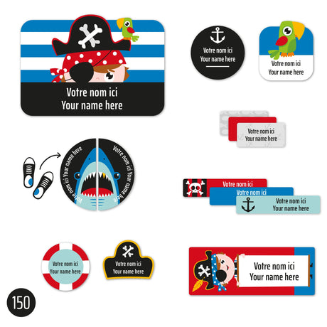 Étiquettes Essentiel - Pirates-Clement - Impressions-LAB-ECNOM-PIRATE-CLÉMENT
