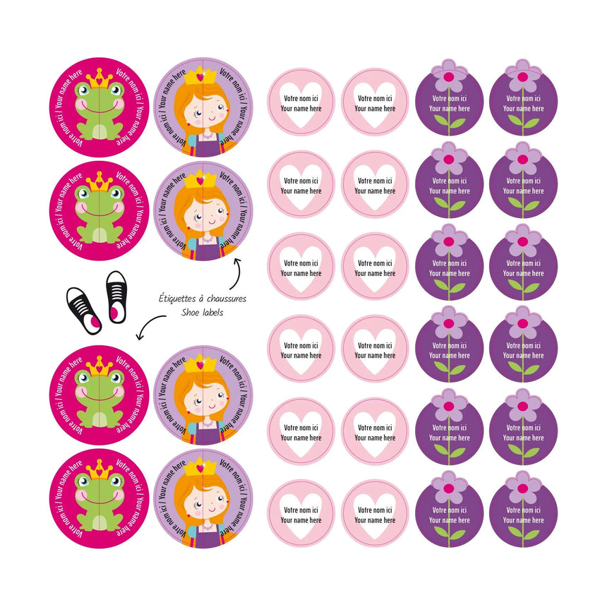Étiquettes Essentiel - Princesses-Clement - Impressions-LAB-ECNOM-PRSS-CLÉMENT
