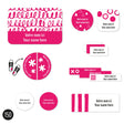 Étiquettes Essentiel - Motifs roses-Clement - Impressions-LAB-ECNOM-ROSE-CLÉMENT