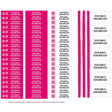 Étiquettes Essentiel - Motifs roses-Clement - Impressions-LAB-ECNOM-ROSE-CLÉMENT