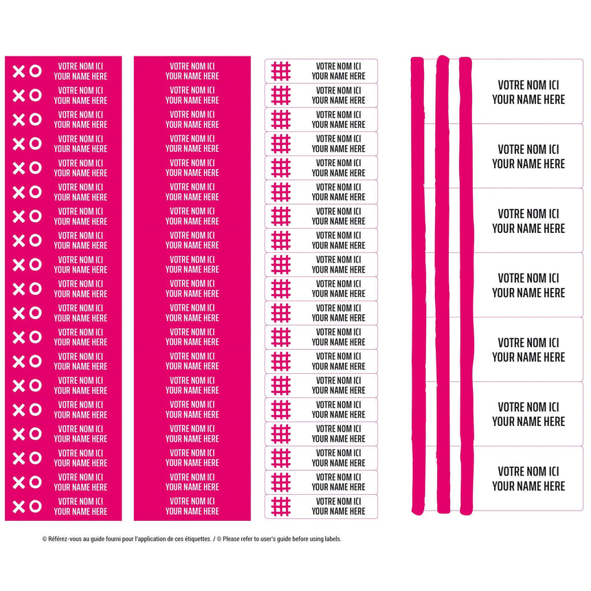 Étiquettes Essentiel - Motifs roses-Clement - Impressions-LAB-ECNOM-ROSE-CLÉMENT