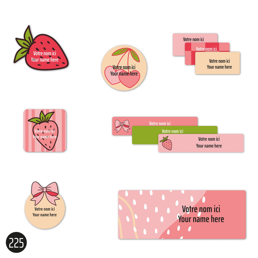 Étiquettes Scolaire - Boucles-Clement - Impressions-LAB-ECNOM-S-BOUC-CLÉMENT