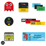 Étiquettes Scolaire - Jeux Vidéo-Clement - Impressions-LAB-ECNOM-S-JVID-CLÉMENT