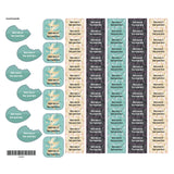 Étiquettes Scolaire - Paresseux-Clement - Impressions-LAB-ECNOM-S-PARE-CLÉMENT