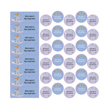 Étiquettes Scolaire - Patin (EXCLUSIVITÉ CLÉMENT X BIRDZ)-Clement - Impressions-LAB-ECNOM-S-PATI-CLÉMENT