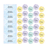 Étiquettes Scolaire - Tie-Dye 1-Clement - Impressions-LAB-ECNOM-S-TIE1-CLÉMENT