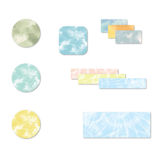 Étiquettes Scolaire - Tie-Dye 2-Clement - Impressions-LAB-ECNOM-S-TIE2-CLÉMENT