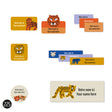 Étiquettes Scolaire - Tigres-Clement - Impressions-LAB-ECNOM-S-TIGR-CLÉMENT
