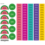 Étiquettes Scolaire - Tropical-Clement - Impressions-LAB-ECNOM-S-TROP-CLÉMENT