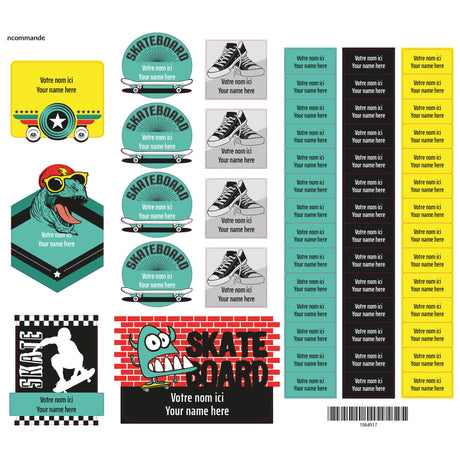Étiquettes Essentiel - Skate-Clement - Impressions-LAB-ECNOM-SKATE-CLÉMENT