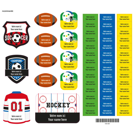 Étiquettes Essentiel - Sports-Clement - Impressions-LAB-ECNOM-SPORTS-CLÉMENT