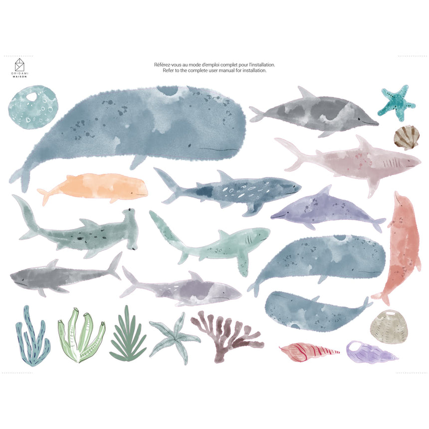 Autocollants Muraux - Mer-Clement - Impressions-LAB-MURAL-MER-CLÉMENT