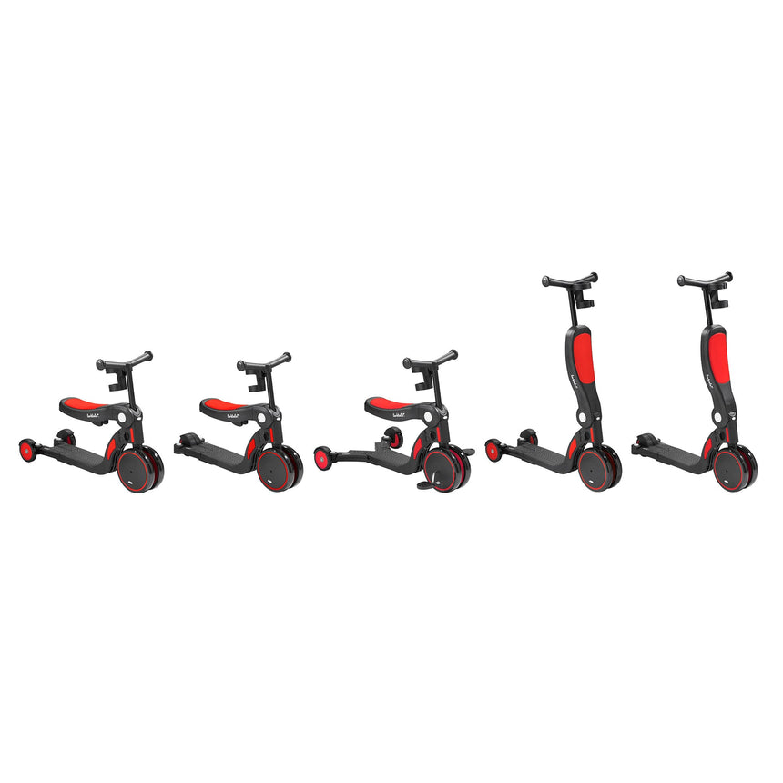 Trottinette 5 en 1 Scoobi™ - Rouge-Larktale-LAK-LK60003-CLÉMENT