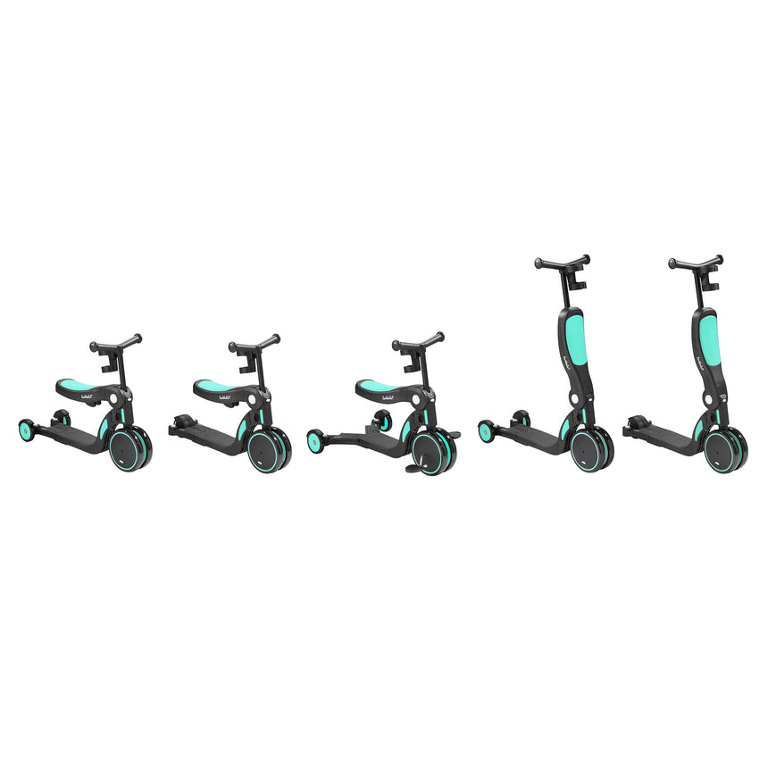 Trottinette 5 en 1 Scoobi™ - Vert-Larktale-LAK-LK60007-CLÉMENT