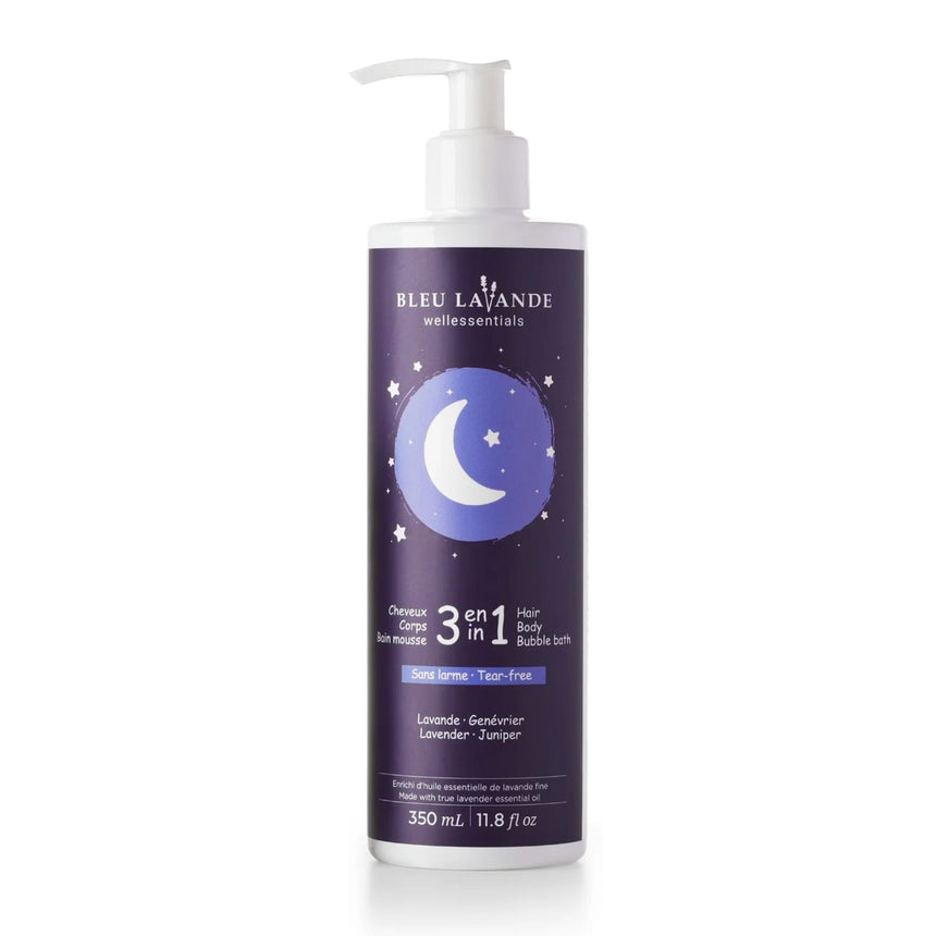 3-en-1 Shampooing, Gel Douche et Bain Mousse – Lavande Genévrier-Bleu Lavande-LAV-10-3EN1GEN35-CLÉMENT