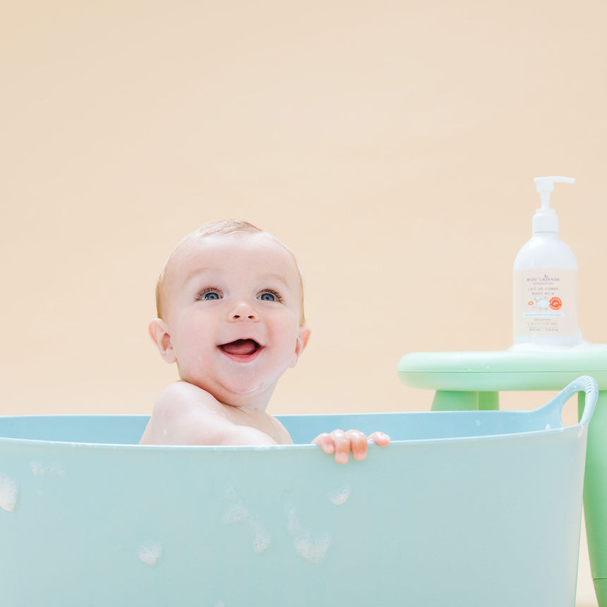 3-en-1 Cheveux, Corps et Bain Mousse pour Bébé Lavandine– 350 ml-Bleu Lavande-LAV-103EN1LADINE-CLÉMENT