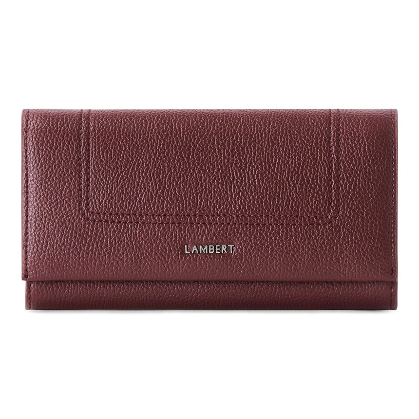 Portefeuille Alondra en cuir vegan - Cassis-Lambert-LBT-ALONDRACASPB-CLÉMENT