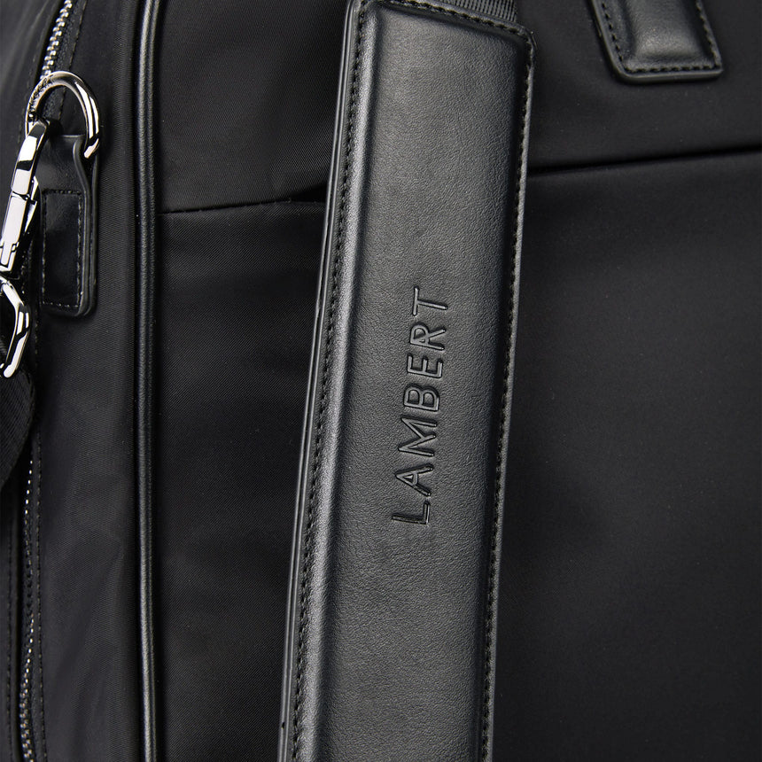 Petit Sac de voyage en nylon Amalfi - Noir-Lambert-LBT-AMALFIBLKNYL-CLÉMENT