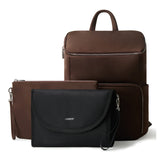 Sac à dos de maternité Anabelle en nylon - Chocolat-Lambert-LBT-ANABELLECCNY-CLÉMENT