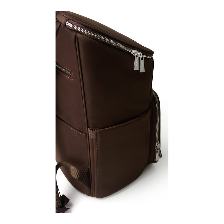 Sac à dos de maternité Anabelle en nylon - Chocolat-Lambert-LBT-ANABELLECCNY-CLÉMENT