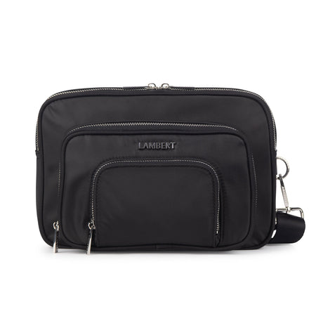 Petit Sac à Couches + Tapis à Langer Annika - Noir-Lambert-LBT-ANNIKABLKNYL-CLÉMENT
