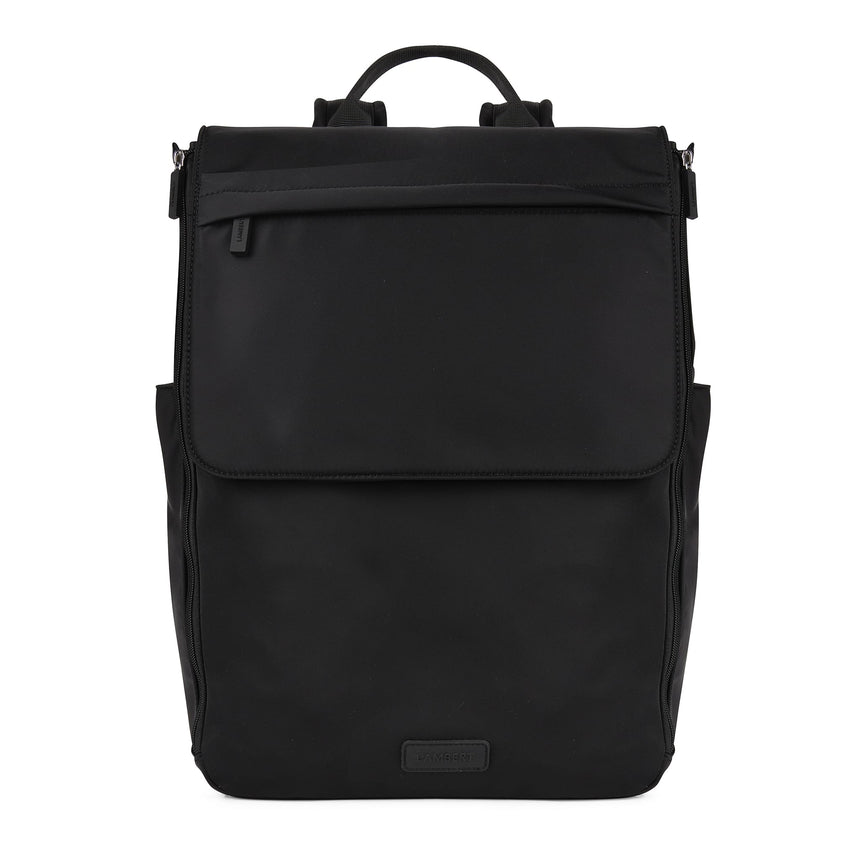 Sac à dos maternité Kendall en nylon - Noir-Lambert-LBT-KENDALLBLKNY-CLÉMENT