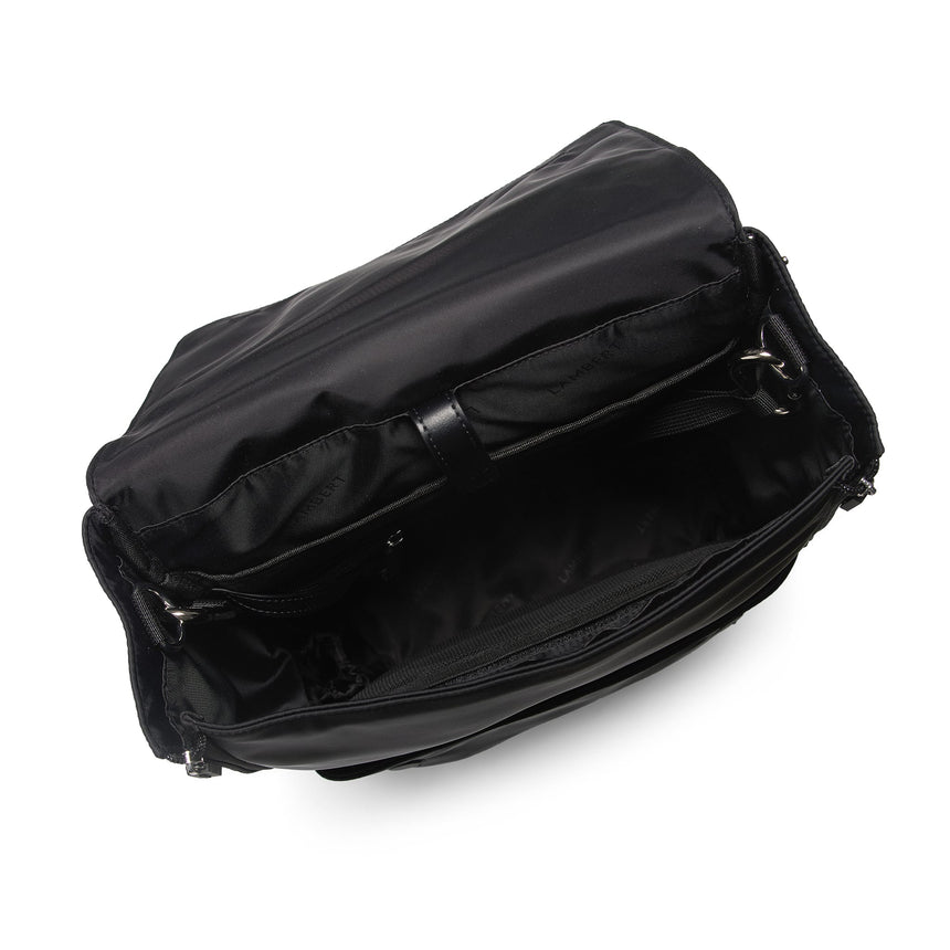 Sac à dos maternité Kendall en nylon - Noir-Lambert-LBT-KENDALLBLKNY-CLÉMENT