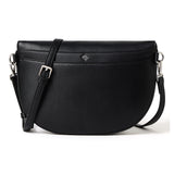 Sac banane Lauren en cuir vegan - Noir-Lambert-LBT-LAURENBLKPB-CLÉMENT