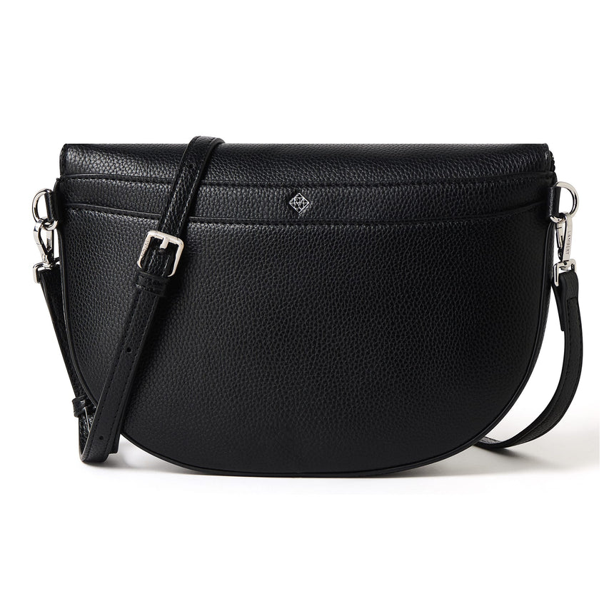 Sac banane Lauren en cuir vegan - Noir-Lambert-LBT-LAURENBLKPB-CLÉMENT